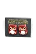 Owl Ceramic Studs